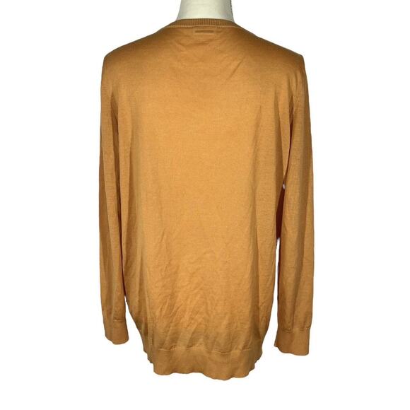 Akris Punto Orange Virgin Wool Knitwear Sweater Minimalist Capsule Size US 10 - Picture 3 of 7